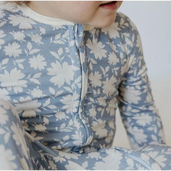 Copper Pearl Lacie Zip-Up Footie Pajama - Size 3-6 Months - Picture 3 of 4